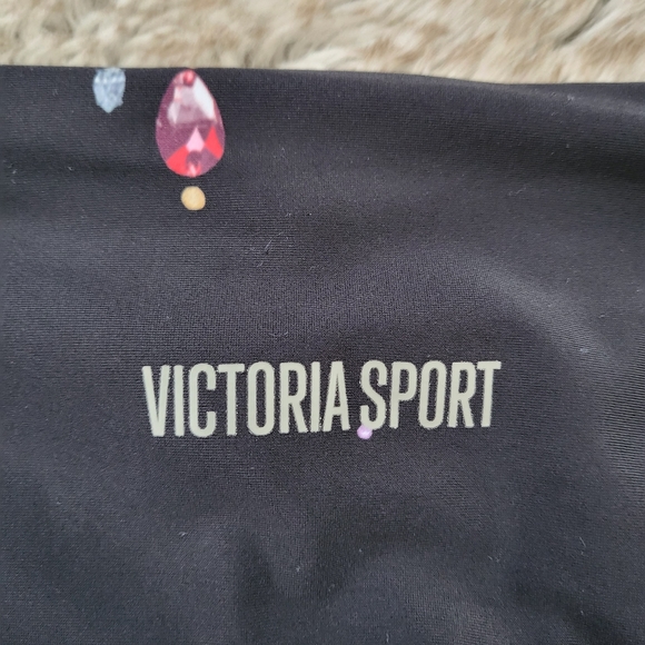 Victoria’s Secret Victoria Sport Gemstone Ombre Crop Athletic Leggings Large - Picture 3 of 6